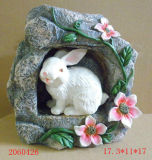Polyresin Rabbit Easter Day Gift