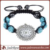 Oval Case Multicolor Bead Bracelet Shamballa Gift Watch