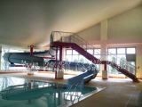 Professional Design Fiberglass Water Slide with Pool