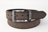 Fashion Men's Belt with Silver Buckle