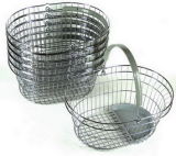 Shopping Basket Supermarket Equipment with Plastic Tray