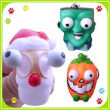 Plastic Promotional Squeezable Keyring Toy