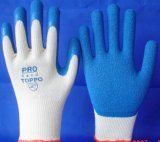 10G Cotton Gloves Coated Latex (ss-g107)