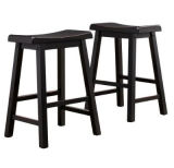 Kitchen+Dining Room Furniture - 2 PC Scoop Stools (SH-140)