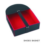 Hotel Leather Shoes Basket, Shoes Storage, Home Storage (PB097)
