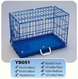 Brief and Strong PVC Coated Blue Pet Cage