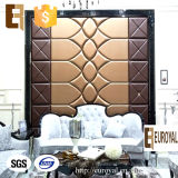 Home Decoration Formaldehyde-Free Leather Wall Covering 3D Soft Wall Panel