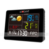 LED Colorful Display Weather Station Clock with Indoor/Outdoor Temperature (CL150)