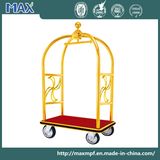 New Design Titanium Lobby Concierge Birdcage Luggage Trolley Cart