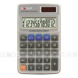 12 Digits Dual Power Pocket Calculator with High Quality Wallet (CA3060)