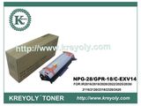 Copier Toner for Canon GPR-18/NPG-28/C-EVX14