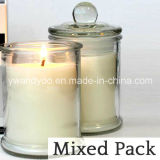 Organic Glass Jar Candle with Lid
