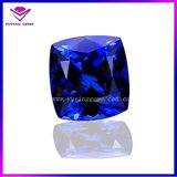 34# Sapphire Blue Square Synthetic Diamond Corundum Gemstones