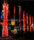 Red Art Blown Glass Craft Sculpture for Decoration