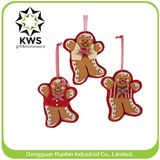 The Gingerbread Man of Gingerbread Kisses Inside Cookie Cutters Christmas Decorations