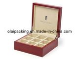 Red Lacquer MDF Wooden Tea Box (EZCYH24)