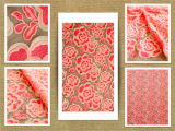Romantic Floral Plain Embroidery Design for Garment