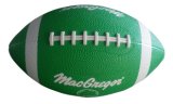 320g Corrugated Rubber Green Printing American Football for Sports (KH10-24)