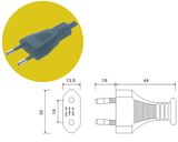 2 Pins Euro Plug (JY-10)