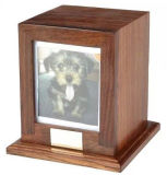Wooden Funeral Caskets with Photo Window