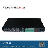 16-CH CCTV Coaxial to Fiber Optical Video Converter (CPSV-V16D1T/R)
