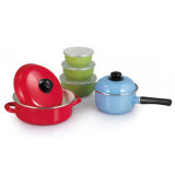 Colorful Enamel Cookware Set
