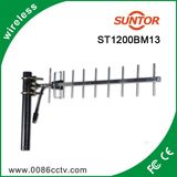 Waterproof 1.2GHz 12dBi High-Efficient Wireless Yagi Directional Antenna