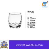 Machine Blow Glass Cup Ellipse Tea Cup Glassware Kb-Hn0296