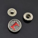 Hot Selling Enamel and Rhinestone Metal Button