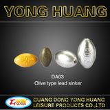 Fishing Lead Weight Olive Type Lead Sinker, Fishing Tackle (001)