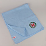 Klm-074 Factory Direct Sale Embroidery Customized Logo or Letter Blue Color Sports Towel for Gym Company Promotion