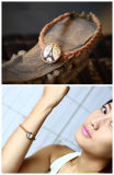 Fashion Bronze Copper Alloy Imitation Leather Bracelet Jewelry (SL5301)