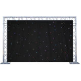 LED Star Curtain 6X4m RGB Tri Stage Background Stage Backdrop LED Cloth (led star curain)