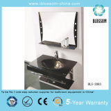 Water Transfer Printing Process Wall-Mounted Glass Wash Basin (BLS-2083)