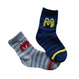 Striped Cotton Baby Socks with Jacquard Bs-69