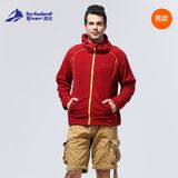 Men's Polar Fleece Hoody Anti Static with Bright Color