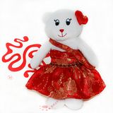 Costume Plush Toy for Valentine Bears