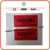2015 Hot Selling Adhesive Paper Barcode Label Zx17s