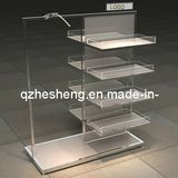 Acrylic Island Hanging Clothes Display Stand