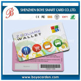 ISO7811 Em4200 Membership Smart RFID Card with Barcode