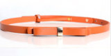 Fashion Lady PU Belt with Bow Effected Buckle
