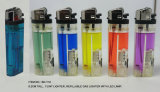 Flint Lighter, Refillable Gas Lighter With LED Light, Baida Lighter (BD-Y16)