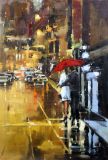 Citylife Oil Painting