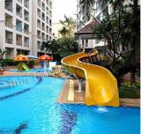 Residential Swimming Pool Fiberglass Opened Slide