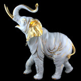Porcelain Elephant Figurine (YH0623 size: 40x28x44cm)