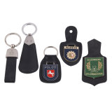 Leather Keychain with Customized Logo as Promotion Gift