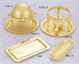 Luxury Silver Gold Hotel Articles / Buffet Tableware