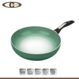 2015 New Ceramic Fry Pan with Color Change