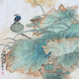 Traditional Chinese Birds and Flowers Brushwork Painting