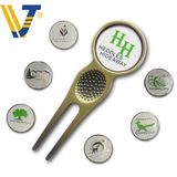 Wholesale Metal Golf Divot Repair Tool with Ball Marker